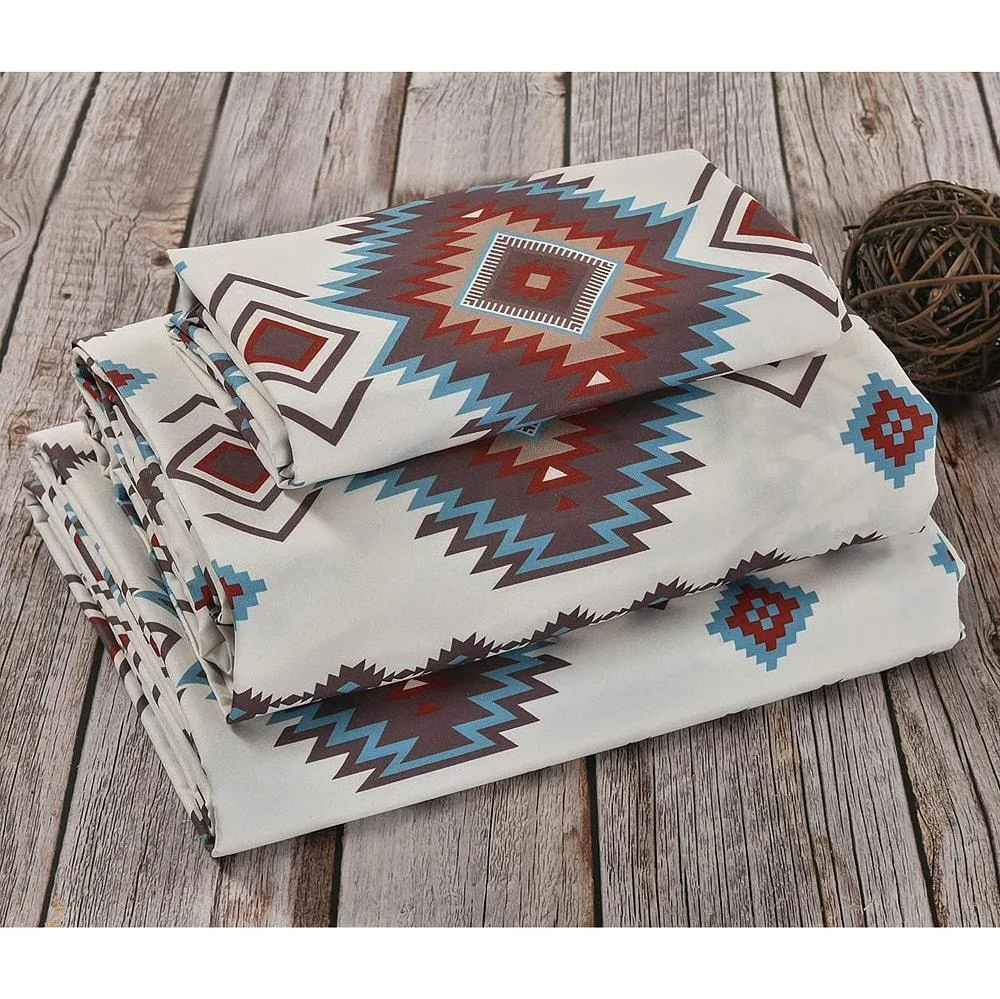 Deleon Southwest Diamond Sheet Set