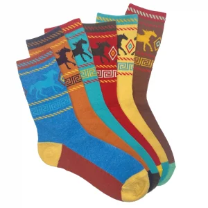 Desert Horse II Ladies Crew Socks