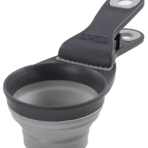 Dexas Collapsible KlipScoop Light Grey 0.5 Cup