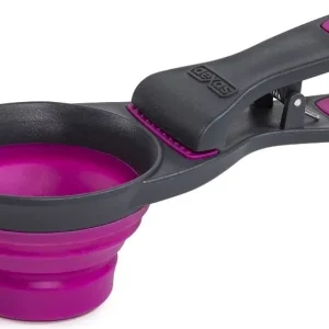 Dexas Collapsible KlipScoop Pink 2 Cup
