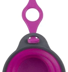 Dexas Travel Cup with Bottle Holder & Carabiner Pink