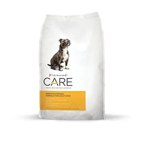 Diamond Care Adult Sensitive Stomach Formula Dry Dog Food-25-lb-{L-1} (DD)