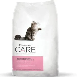 Diamond Care Adult Weight Management Formula Dry Cat Food-6-lb-{L+1}