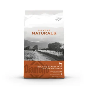 Diamond Naturals All Life Stages Chicken and Rice Formula Dry Dog Food, 40 lb.
