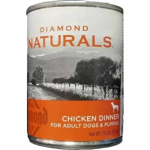 Diamond Naturals Chicken Dinner for Adult Dogs and Puppies 12/13.2 oz {L-1}419087