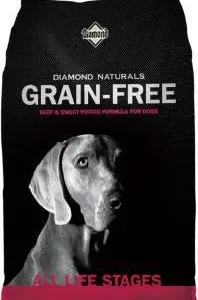 Diamond Naturals Grain Free Beef and Sweet Potato Dog Food 5lb{l-1} C= 418140
