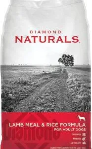 Diamond Naturals Lamb and Rice Dog Food 6lbc= 6 {L+1} C= 418121