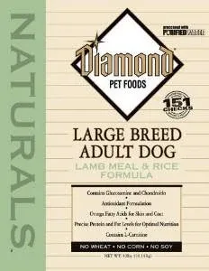 Diamond Naturals Large Breed Adult Dog Lamb & Rice 40 Lb. {L-1}418839