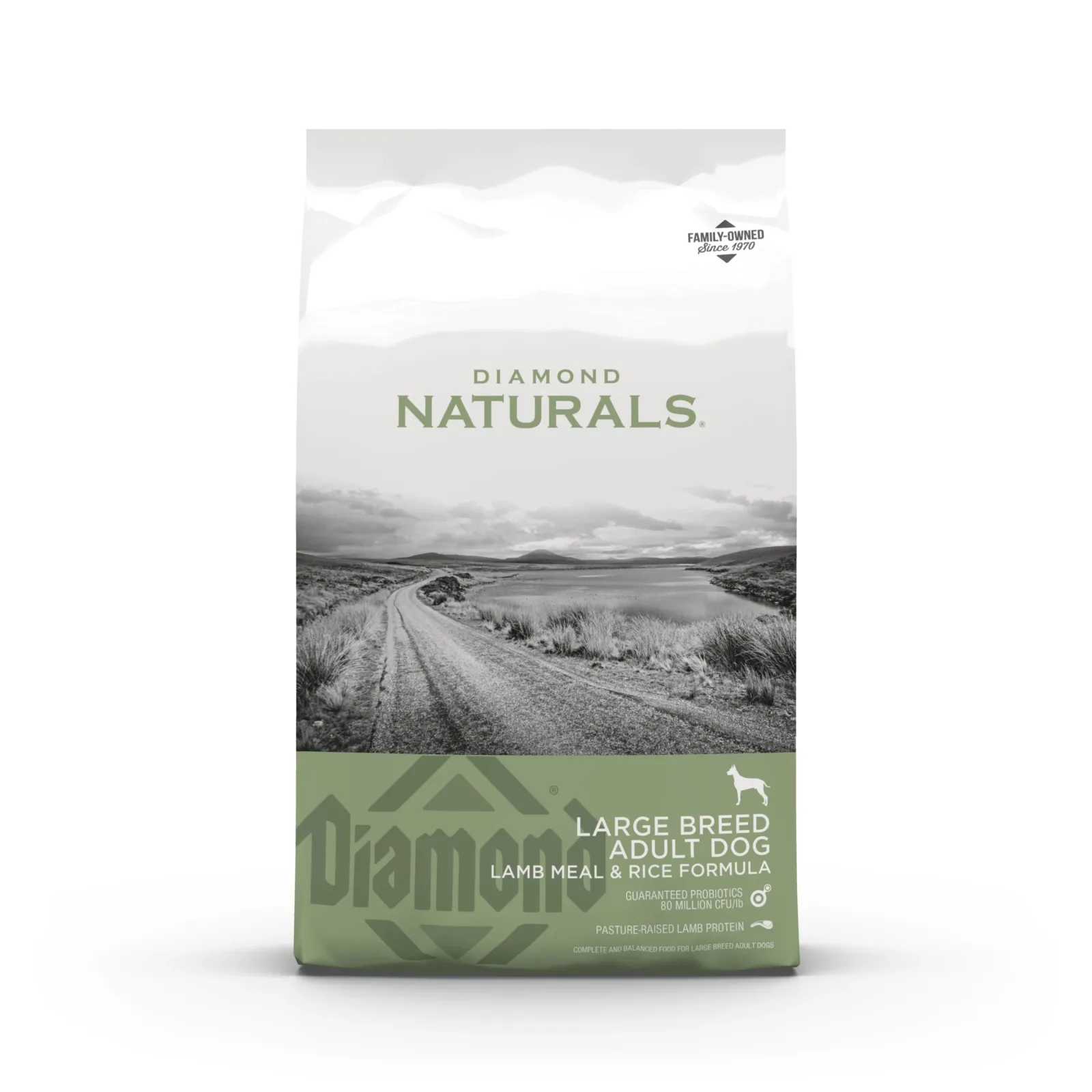 Diamond Naturals Large Breed Adult Lamb and Rice Formula Dry Dog Food, 40 lb. Bag