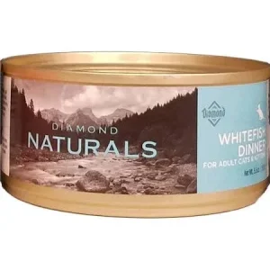 Diamond Naturals Whitefish Dinner for Adult Cats and Kittens 24/5.5 oz {L-1}419084