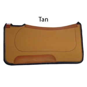 Diamond Tan Contoured Ranch 32in x 32in Saddle Pad