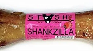Diggin Your Dog Stash Treat Shankzilla Natural Dehydrated Beef Shank {L-x}