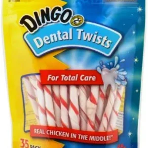 Dingo Dental Twists For Total Care 35 Pk {L-b}156049