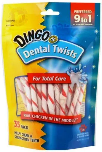 Dingo Dental Twists For Total Care 35 Pk {L-b}156049