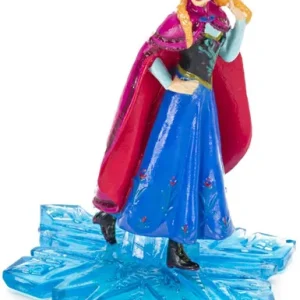 Disney Frozen Anna Resin Ornament Blue, Pink 4.5 in Large