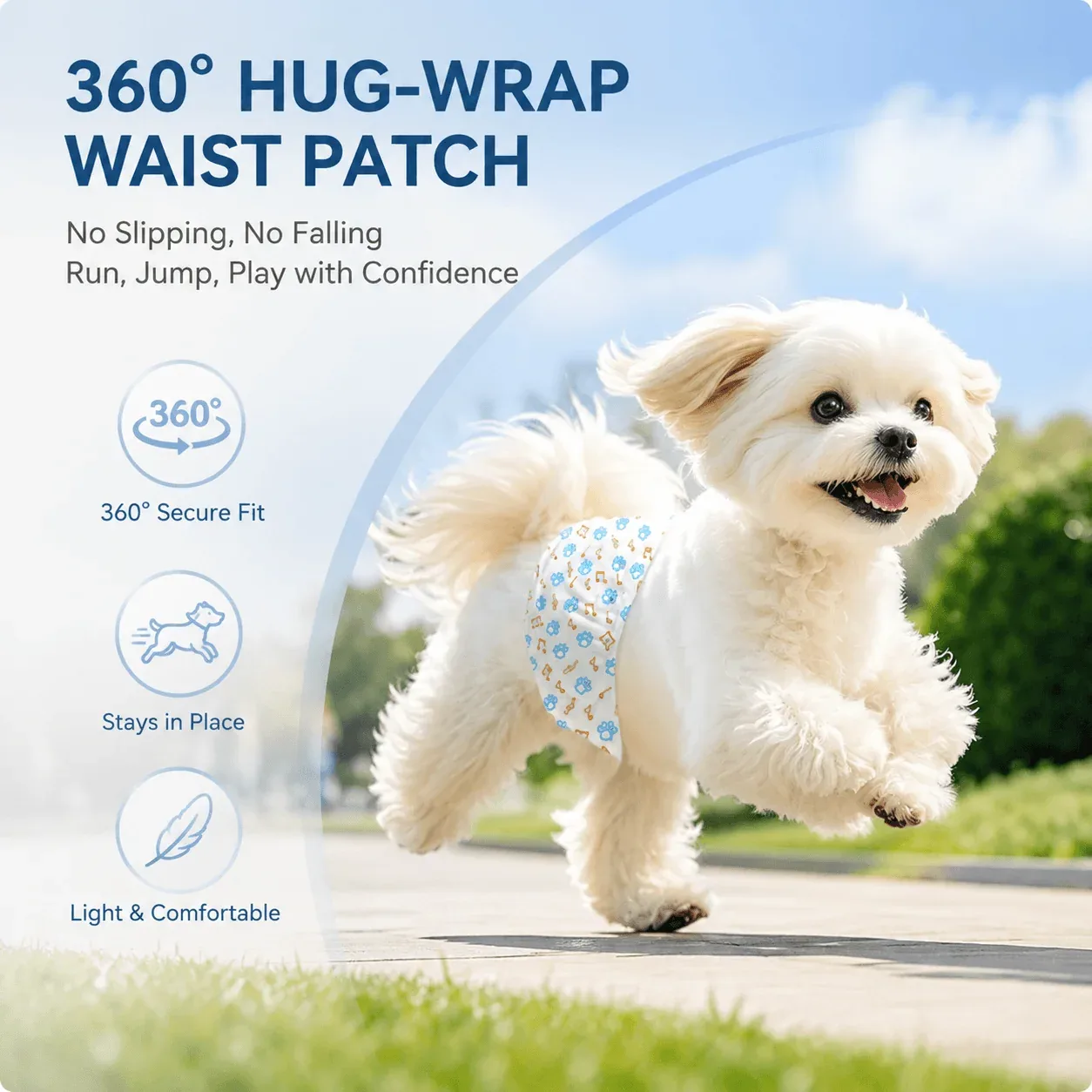 Disposable Dog Diapers for Male & Female Dogs – 10 Pack - Image 2
