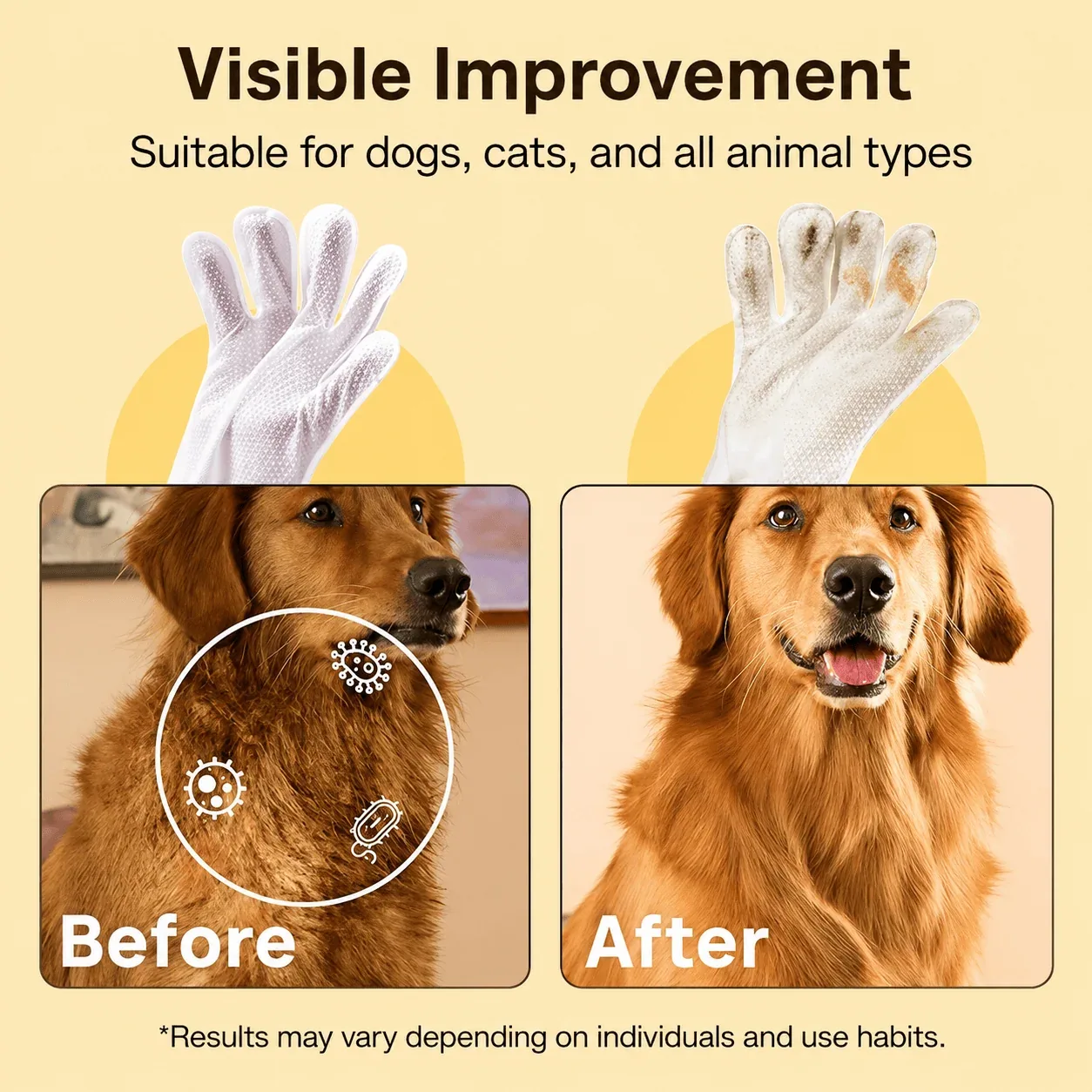 Disposable Dog Grooming Wipes 20pcs - Image 2
