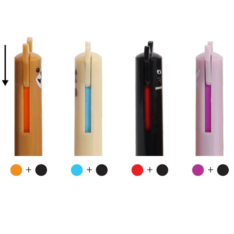 Dog and Cat Multicolor Pens