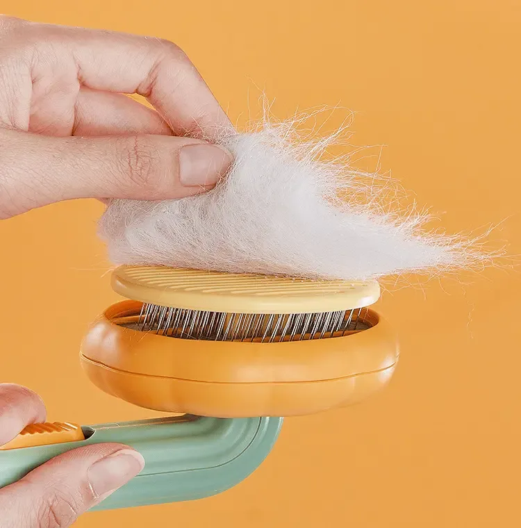 Dog & Cat Brush – Shedding Comb with Easy Clean Button - Image 2