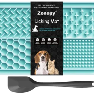Dog Lick Mat for Anxiety Relief — Zonopy Slow Feeder Licking Mat with Suction Cups