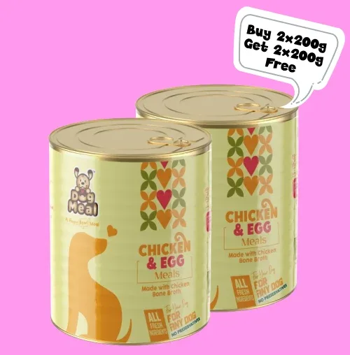 Dog Meal Chicken and Egg Meals Dog Wet Food