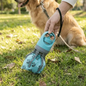 Dog Poop Scooper with Bags | Portable Pet Waste Cleaner