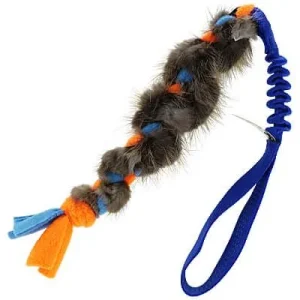 Doggie-Zen Bungee Fleece N Beaver Braid Tug, DZ