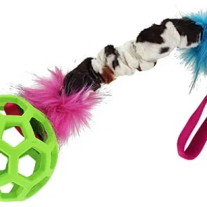 Doggie-Zen Bungee Hol-ee Crinkle Tug