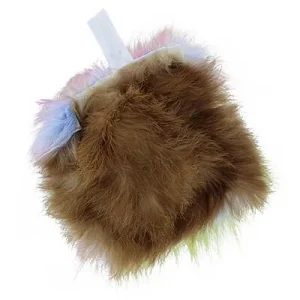 Doggie-Zen Hol-ee Stuffer - Rabbit Fur with Squeaker, DZ