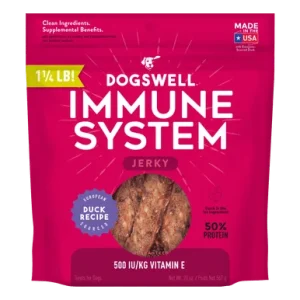 Dogswell Jerky Immunity and Defense Grain-Free Duck 20Oz