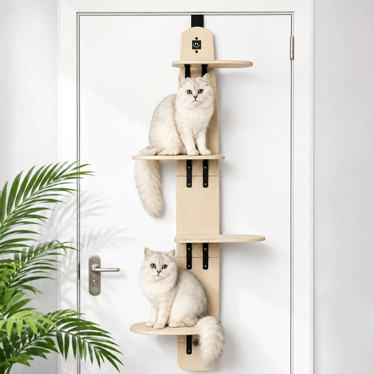 Door-Mounted Cat Climber – Space-Saving Multi-Level Cat Tree