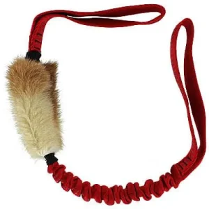 Double Handle Bungee Tug with Rabbit Fur