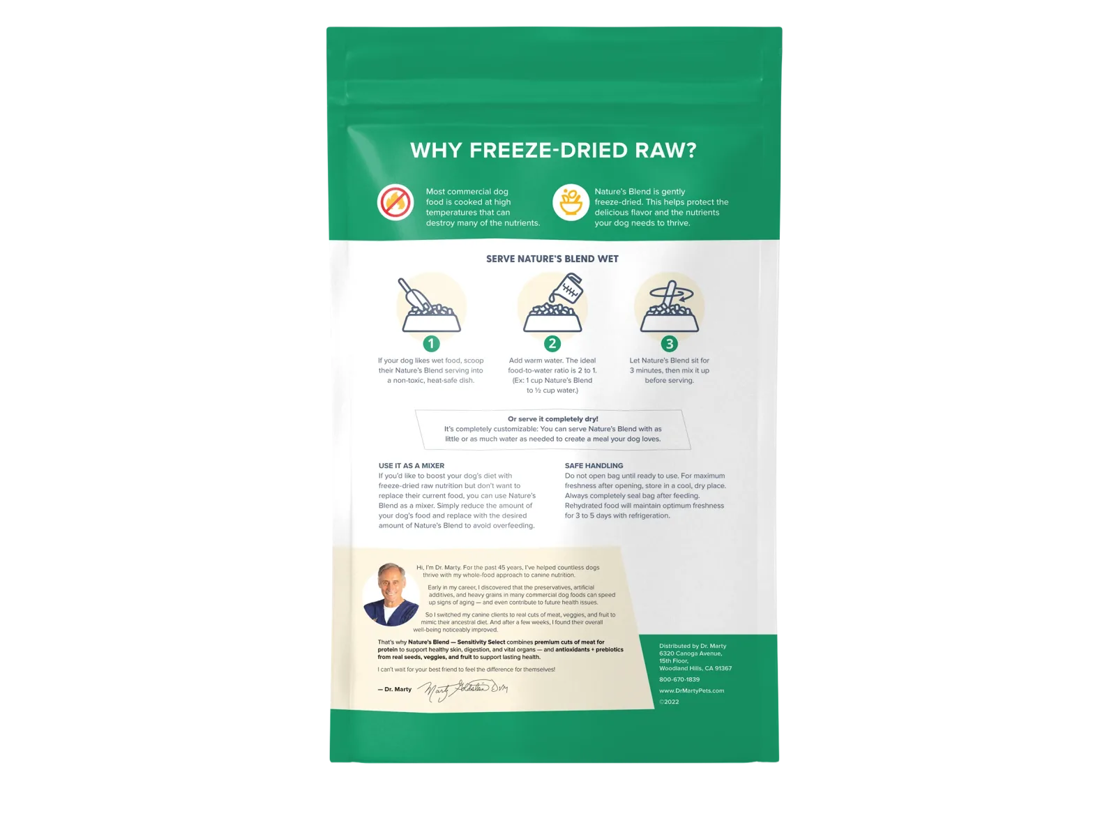 Dr. Marty Nature's Blend Sensitivity Select Dog Food - Image 2