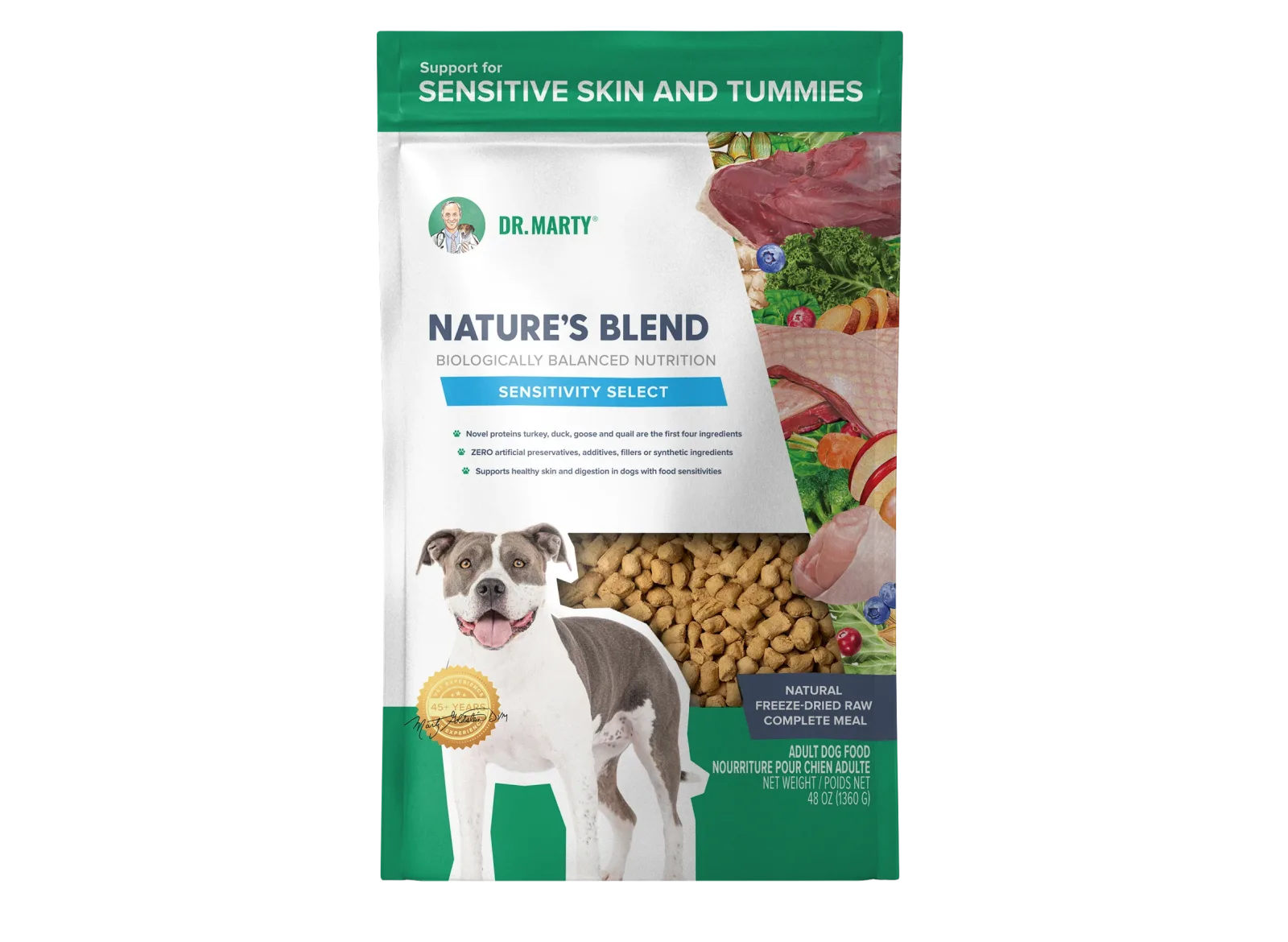 Dr. Marty Nature's Blend Sensitivity Select Dog Food