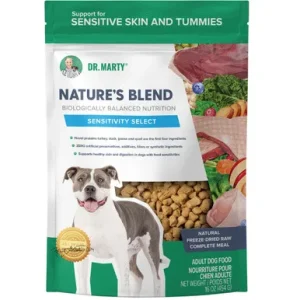 Dr. Marty Nature's Blend Sensitivity Select Freeze Dried Raw Adult Dog Food