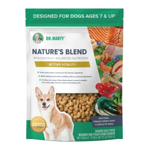 Dr. Marty's Nature's Blend Freeze Dried Active Vitality Senior Dog 16 oz