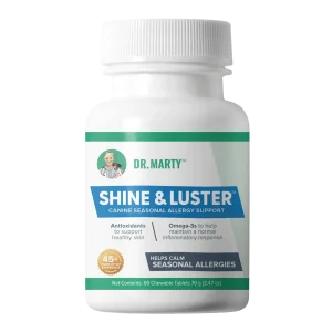 Dr. Marty's Shine & Luster Chewable Dog Supplement 60 ct