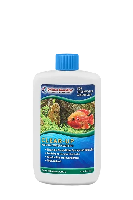 Dr. Tim's Aquatics Clear-UP Natural Water Clarifier for Freshwater Aquarium 8 fl. oz - Image 2