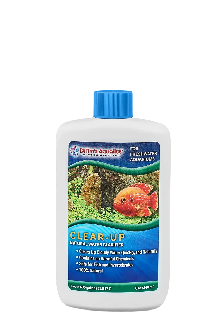 Dr. Tim's Aquatics Clear-UP Natural Water Clarifier for Freshwater Aquarium 8 fl. oz