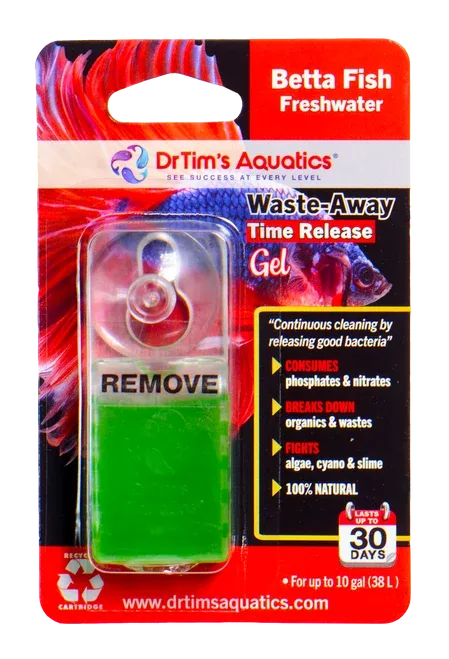 Dr. Tim's Aquatics Waste-Away Time Release Gel For Betta 10 Gallon Single - Image 2