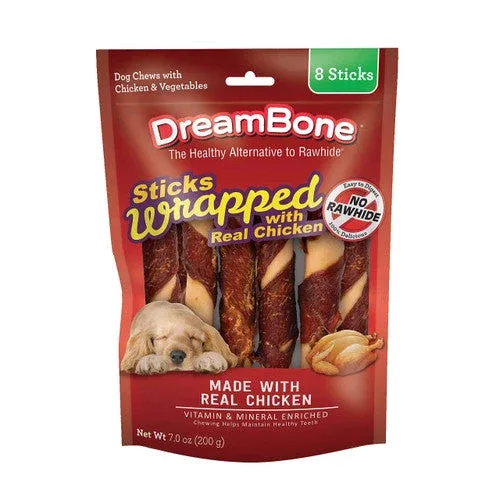 Dreambone Chicken Wrap Stick Large 8 pack - Image 2