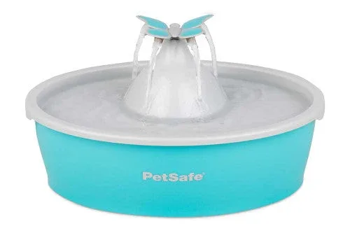 Drinkwell Butterfly Pet Fountain Blue - Image 2