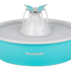 Drinkwell Butterfly Pet Fountain Blue