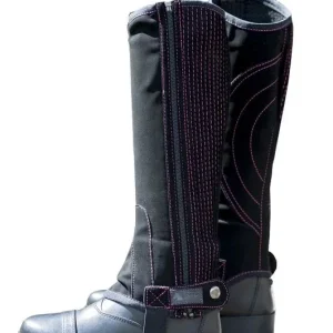 Dublin Kids Easy-Care Half Chaps I XS Black Teal