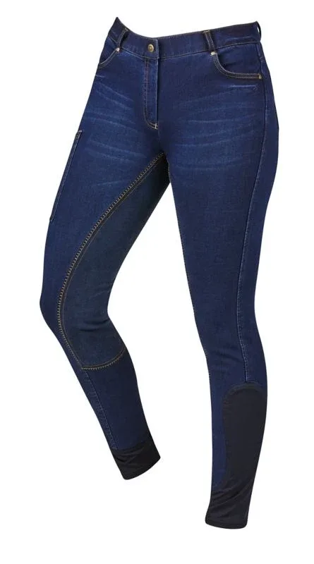 Dublin Shona Full Suede Seat Denim Breech - Image 2