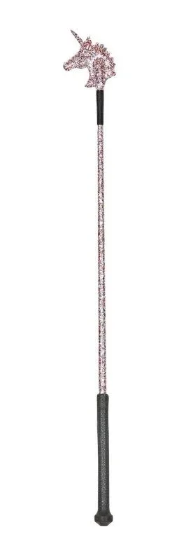 Dublin Sparkley Unicorn Riding Crop 25.5in