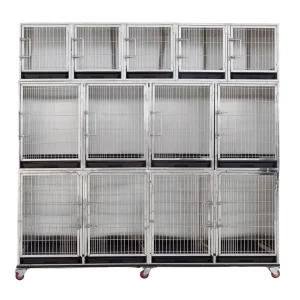DuraDog 13-Cage Bank (includes Frame with wheels!)