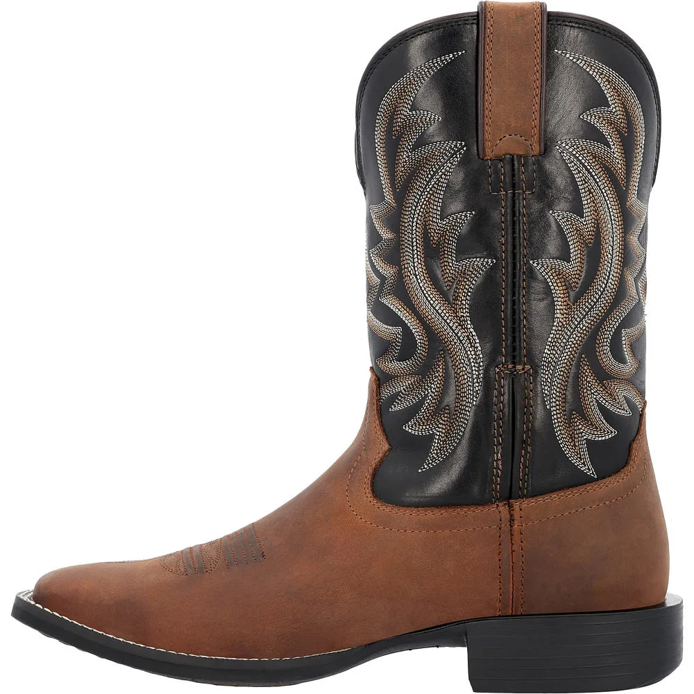 Durango Boots Men's Shyloh Brawny Brown Vamp 11in Black Onyx Top - Image 2
