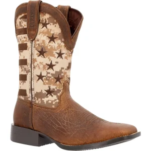 Durango Boots Mens Westward Digi Camo Stars Stripes Square ToeBoots