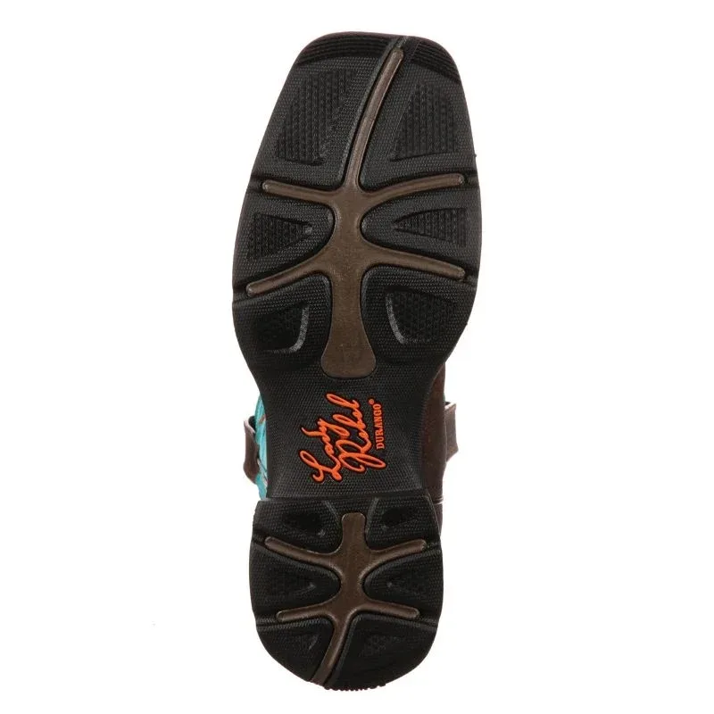 Durango Lady Rebel Square Toe Turquoise Boots - Image 2